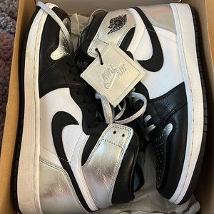 Jordan Women's Sneakers Black White Silver